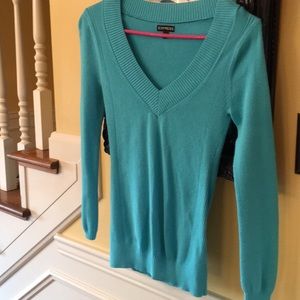 Express aqua blue sweater